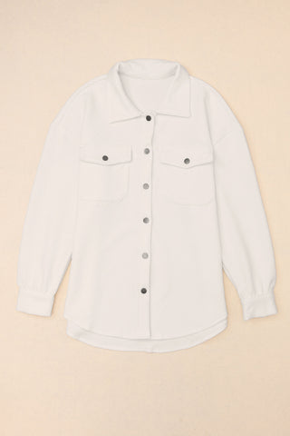 Snap Down Collared Jacket Divacious