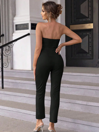 Sweetheart Neck Sleeveless Jumpsuit Divacious