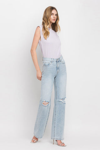 Vervet by Flying Monkey 90'S Vintage Super High Rise Flare Jeans Divacious