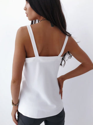 V-Neck Wide Strap Cami Divacious