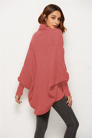 Open Front Batwing Sleeve Cardigan Divacious