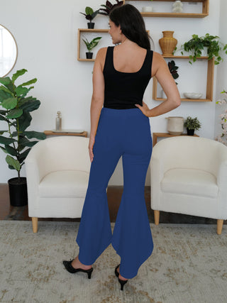 High-Low Bootcut Pants Divacious