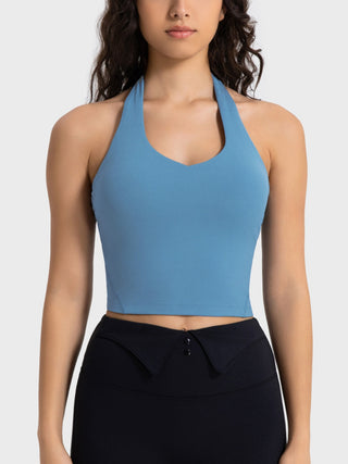 Millennia Cropped Sport Tank Trendsi