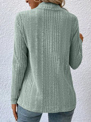 Full Size Open Front Long Sleeve Cardigan Trendsi