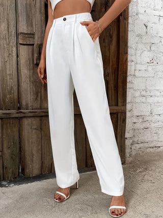 Wide Leg Pants with Pockets - Divacious