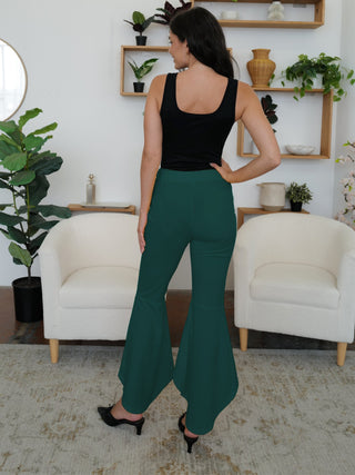 High-Low Bootcut Pants Divacious