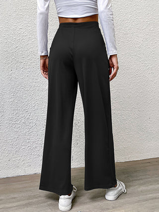 High Waist Straight Pants Divacious