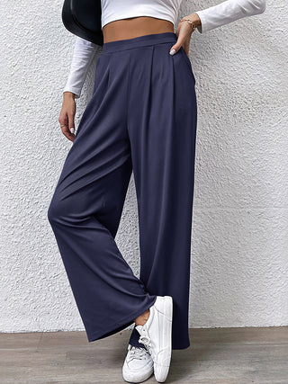 High Waist Straight Pants Divacious