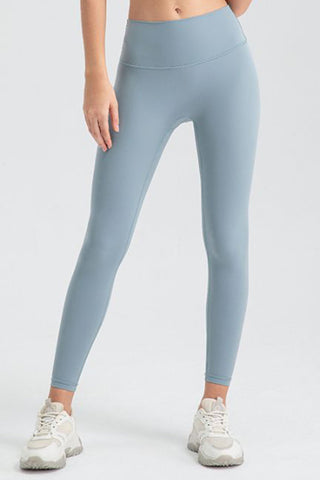 Wide Waistband Sport Leggings Trendsi