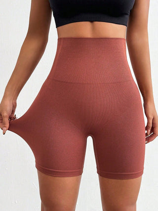 Seamless High Waist Active Shorts Divacious