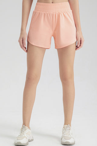 Elastic Waist Active Shorts Trendsi