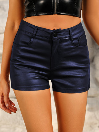 High Waist Shorts with Pockets Divacious