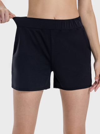 Millennia Elastic Waist Active Shorts Trendsi