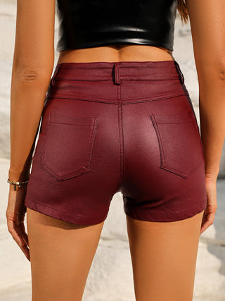 High Waist Shorts with Pockets Divacious