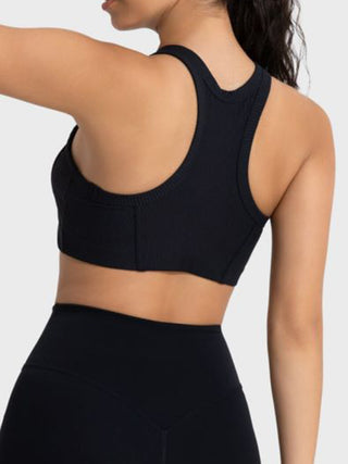 Millennia Wide Strap Cropped Sport Tank Trendsi