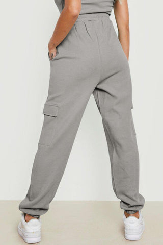 Drawstring Joggers with Pockets Divacious