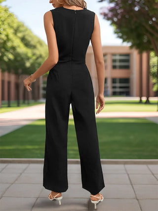 Sleeveless Jumpsuit with Pockets Divacious