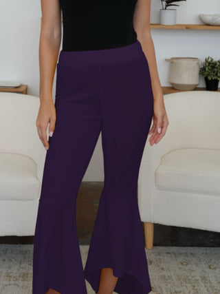 High-Low Bootcut Pants Divacious