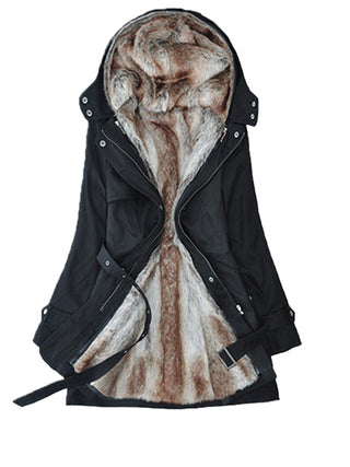 Ivy Lane Full Size Hooded Jacket with Detachable Liner (Three-Way Wear) Trendsi