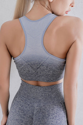 Gradient Sports Bra and Leggings Set Trendsi