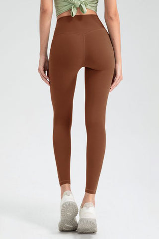 Wide Waistband High Waist Sport Leggings Trendsi