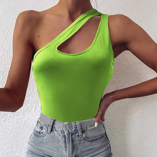 One Shoulder Cutout Cami Divacious