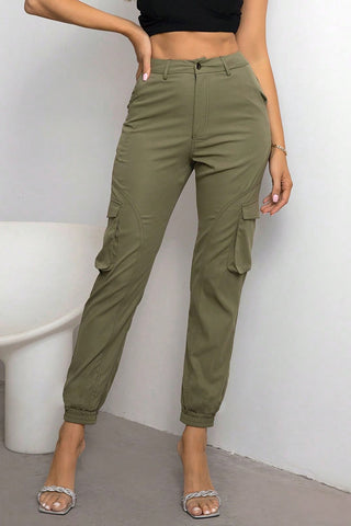 High Waist Cargo Pants Divacious