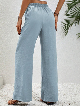 Wide Leg Drawstring Pants Divacious