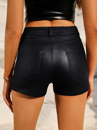 High Waist Shorts with Pockets Divacious