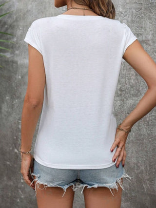 V-Neck Short Sleeve T-Shirt Divacious