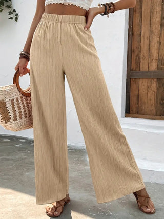 Full Size High Waist Wide Leg Pants Divacious