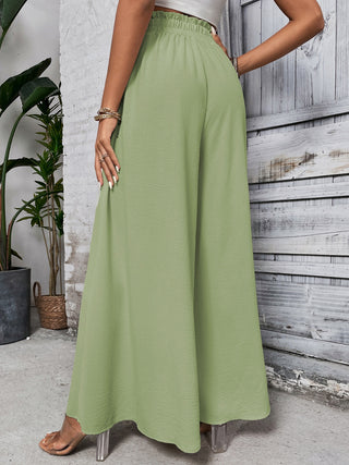 Tied High Waist Wide Leg Pants Divacious