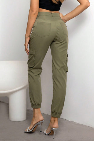 High Waist Cargo Pants Divacious