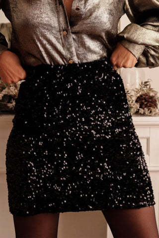 Sequin Mini Skirt Divacious