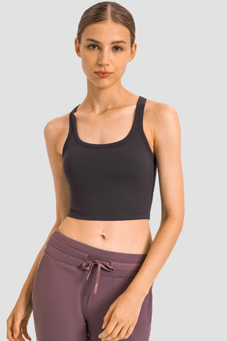 Millennia Racerback Sports Bra Trendsi