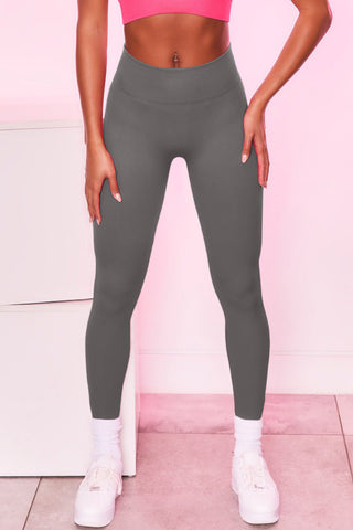 High Waist Active Pants Trendsi