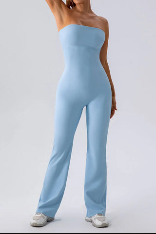 Sleeveless Straight Active Jumpsuit Divacious