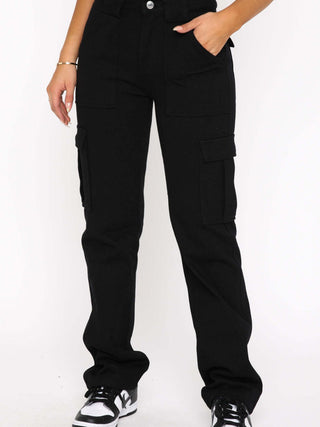 Straight Leg Cargo Pants Divacious