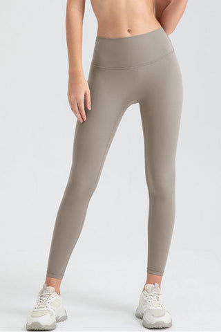 Wide Waistband Sport Leggings Trendsi