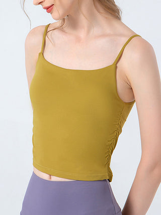 Ruched Sports Cami Trendsi