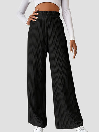 Ribbed High Waist Pants Divacious