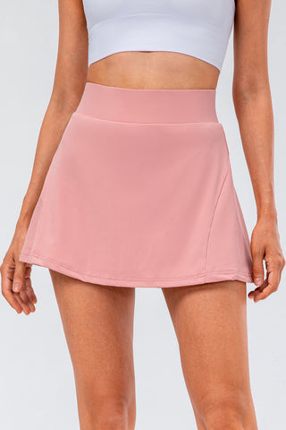 High Waist Pleated Active Skirt Divacious