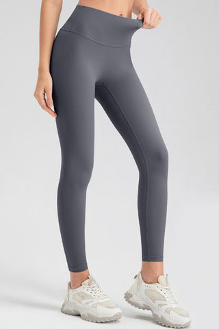 Wide Waistband Sport Leggings Trendsi