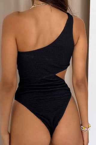 Cutout Single Shoulder One-Piece Swimwear Divacious