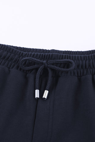 Drawstring Waist Cuffed Shorts Divacious