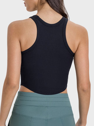 Millennia Round Neck Racerback Active Tank Trendsi