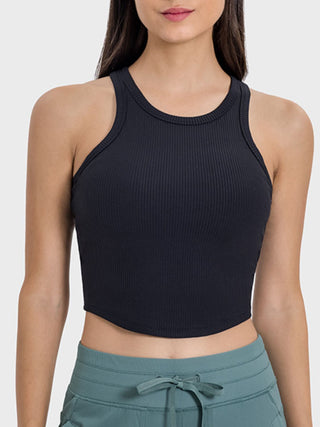 Millennia Round Neck Racerback Active Tank Trendsi