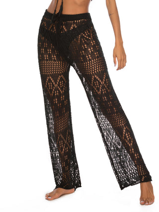 Cutout Straight Swim Pants Divacious