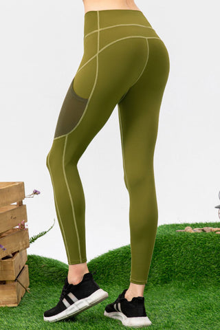 High Waist Slim Fit Long Sports Pants Trendsi