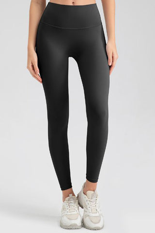 Wide Waistband Sport Leggings Trendsi